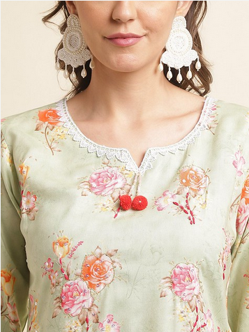 Prasuti Vol 3 Floral Straight Printed Kurtis Catalog
